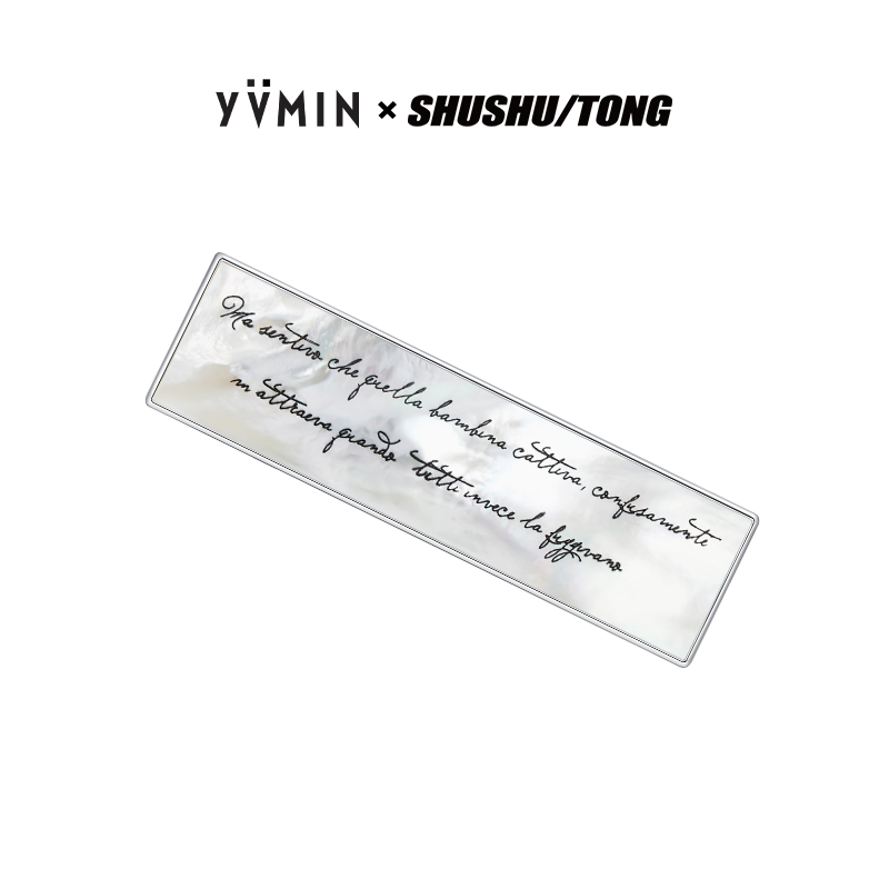 YVMIN尤目xSHUSHUTONG 贝母信封发卡发夹刘海夹生日礼物新品