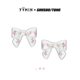 YVMIN尤目xSHUSHUTONG陶瓷蝴蝶结耳钉耳环设计师情人节生日礼物