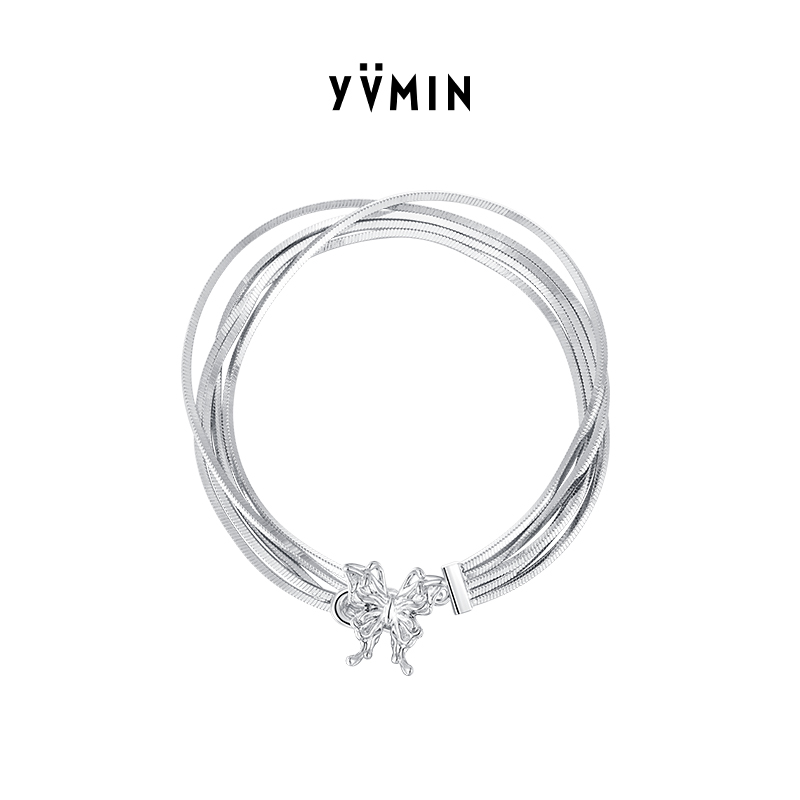 YVMIN尤目液态蝴蝶流苏手链