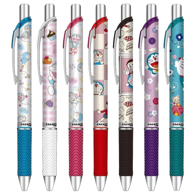 派通限定蓝胖子竹蜻蜓速干中性笔