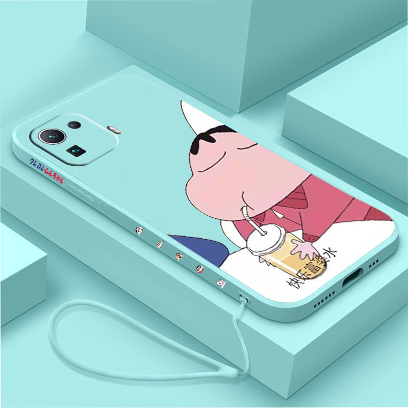 快乐富婆水小米11手机壳送挂绳11pro蜡笔小新11Ultra液态硅胶11青春版软壳卡通全包磨砂超薄男女款情侣保护套,3C数码配件,手机保护套/壳,淘宝优惠券,粉丝福利购,淘宝优惠卷