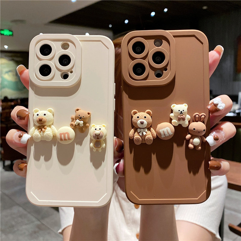 ins风可爱饼干小熊vivoy70s手机壳y52s女款y5s硅胶y30软壳y3新款y17全包镜头x60网红x50保护套x27/x23/x21/x9,3C数码配件,手机保护套/壳,淘宝优惠券,粉丝福利购,淘宝优惠卷