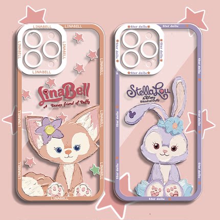 可爱少女红米note11e手机壳小米civi玲娜贝儿mix4软壳Mix3星黛露note10pro+新款note9透明note8卡通note7小众
