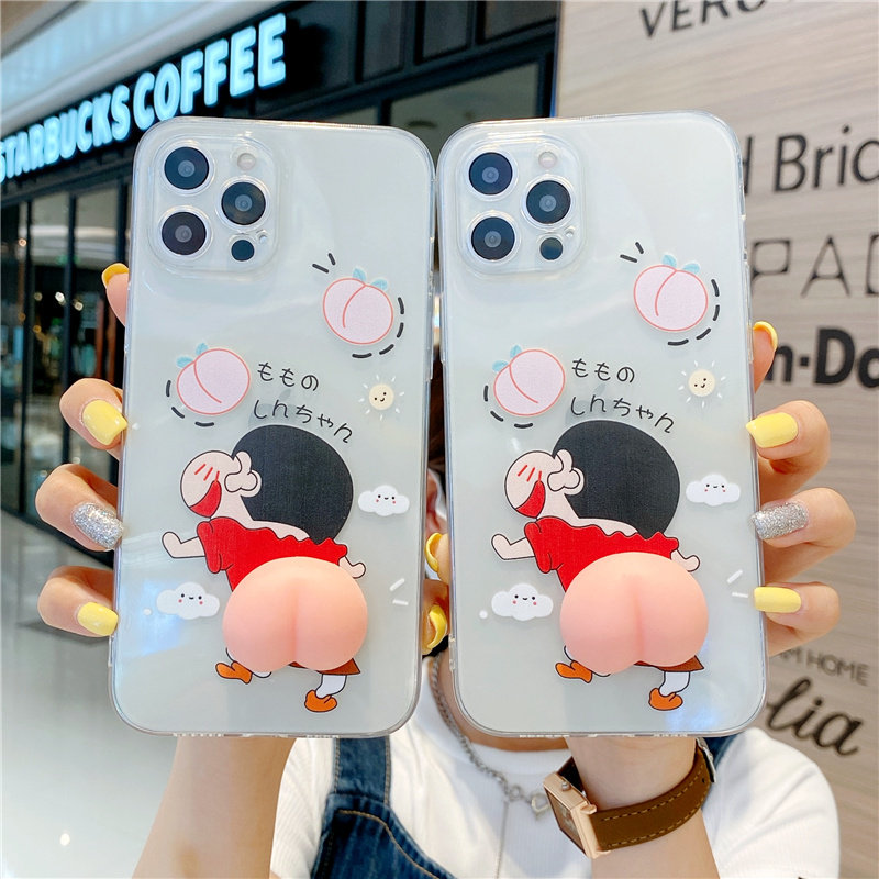 解压立体屁股一加9手机壳1+9r透明硅胶一加9pro全包镜头1+8蜡笔小新卡通一加8Pro可爱1+7保护套一加7tpro防摔