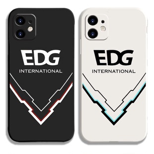S11英雄联盟LPL决赛EDG战队苹果11手机壳iPhone11pro液态软硅胶全包镜头苹果11promax男女防摔保护套创意超薄