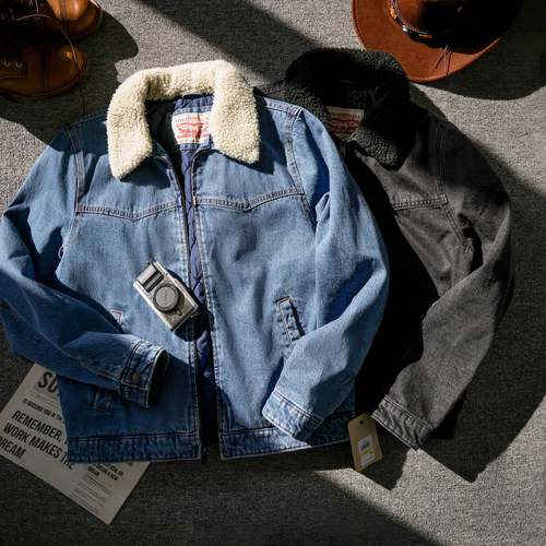 Levis李维斯美式加厚牛仔夹克男