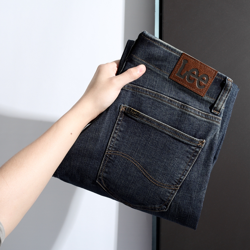 Lee李男士牛仔裤合体微喇百搭