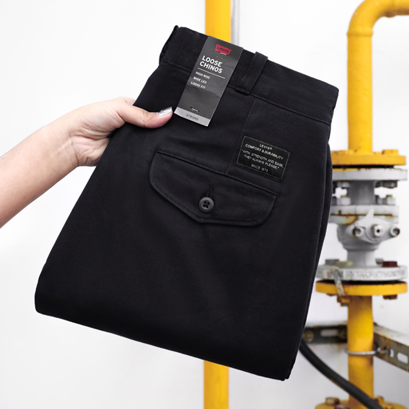 李维斯宽松百搭休闲裤潮流直筒