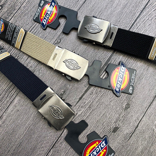 Dickies迪克斯休闲帆布腰带男女学生百搭皮带简约潮流夏 美国正品