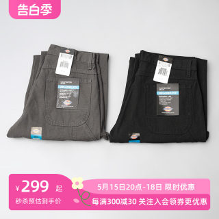 美国正品 Dickies新款宽松耐磨工装休闲裤男士直筒美式帆布长裤潮