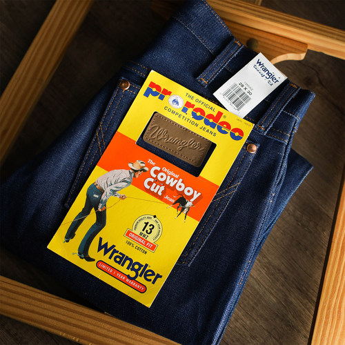 wrangler威格男士原色原牛牛仔裤