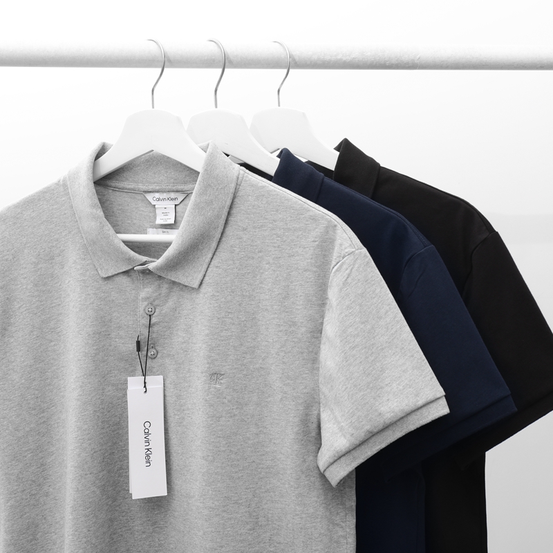 CalvinKlein时尚潮流短袖POLO衫