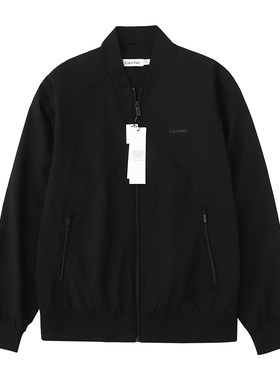 美版正品 Calvin Klein商务休闲棒球领通勤外套男新款飞行员夹克