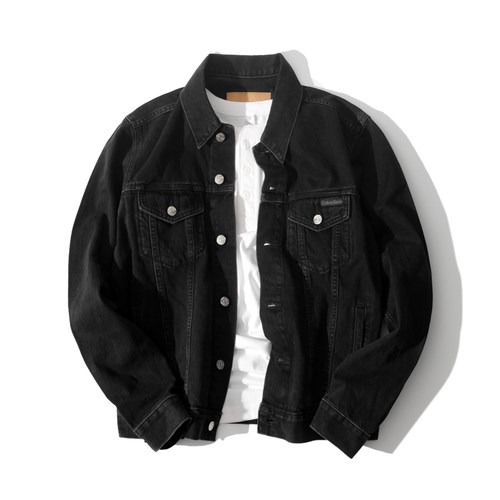 CalvinKlein新款牛仔夹克男士