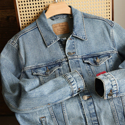 美版正品Levis/李维斯男士牛仔夹克外套休闲潮流百搭上衣春夏新品