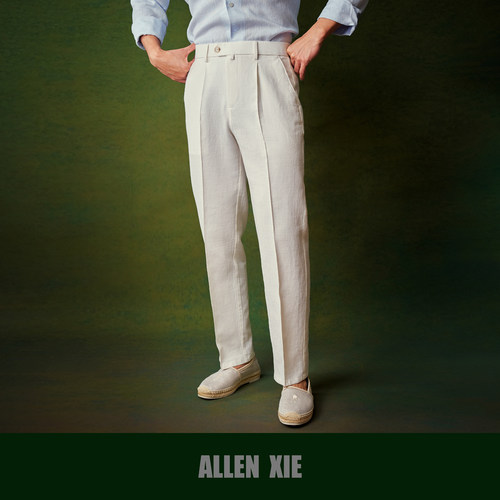 AllenXie摸鱼裤棉麻休闲西裤