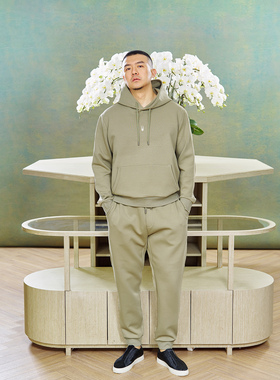 Aura-Pima卫衣两件套连帽外套裤子休闲运动宽松Allen Xie艾伦谢