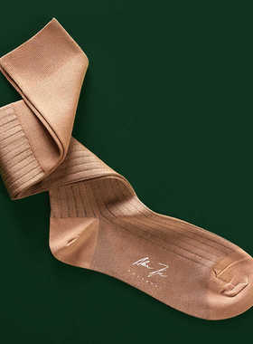 棉正装长袜男士商务休闲西装西服中筒袜子Allen Xie艾伦谢