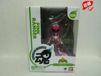 Bandai 美版 Tamashi Buddies 魂 恐龙战队 粉红战士 小型 玩偶