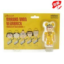 日本 櫻桃小丸子 x Tower Records Bearbrick 限定 积木 玩偶