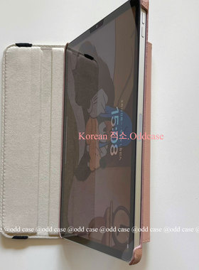 odd 「ins珍珠粉色」ipad pro11/2024/13寸旋转书本皮套air6/10.9寸/mini6平板翻盖9.7寸/10.2/5/10代保护壳