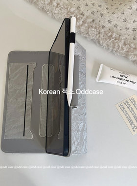 odd 「外贸款！砂砂亲肤感~岩石灰 卡插」ipad新款pro11/22/25保护套9代/10.2平板壳air10.9寸/A16/11代/mini