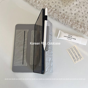 odd 「外贸款！砂砂亲肤感~岩石灰 卡插」ipad新款pro11/22/25保护套9代/10.2平板壳air10.9寸/A16/11代/mini