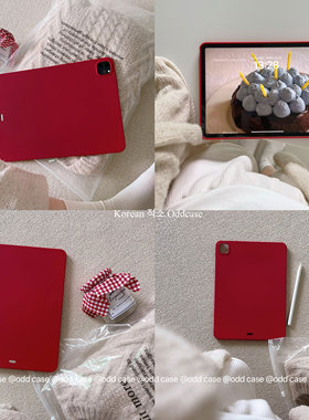 odd/复古巴黎~ins风纯色/无盖后壳 ipadpro11全包保护套10.9寸/10代/air456肤感软壳10.2平板单壳mini6