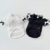 蕾丝公主背心春夏款 宠物泰迪比熊小型犬狗狗猫咪秋冬可打底衫 衣服