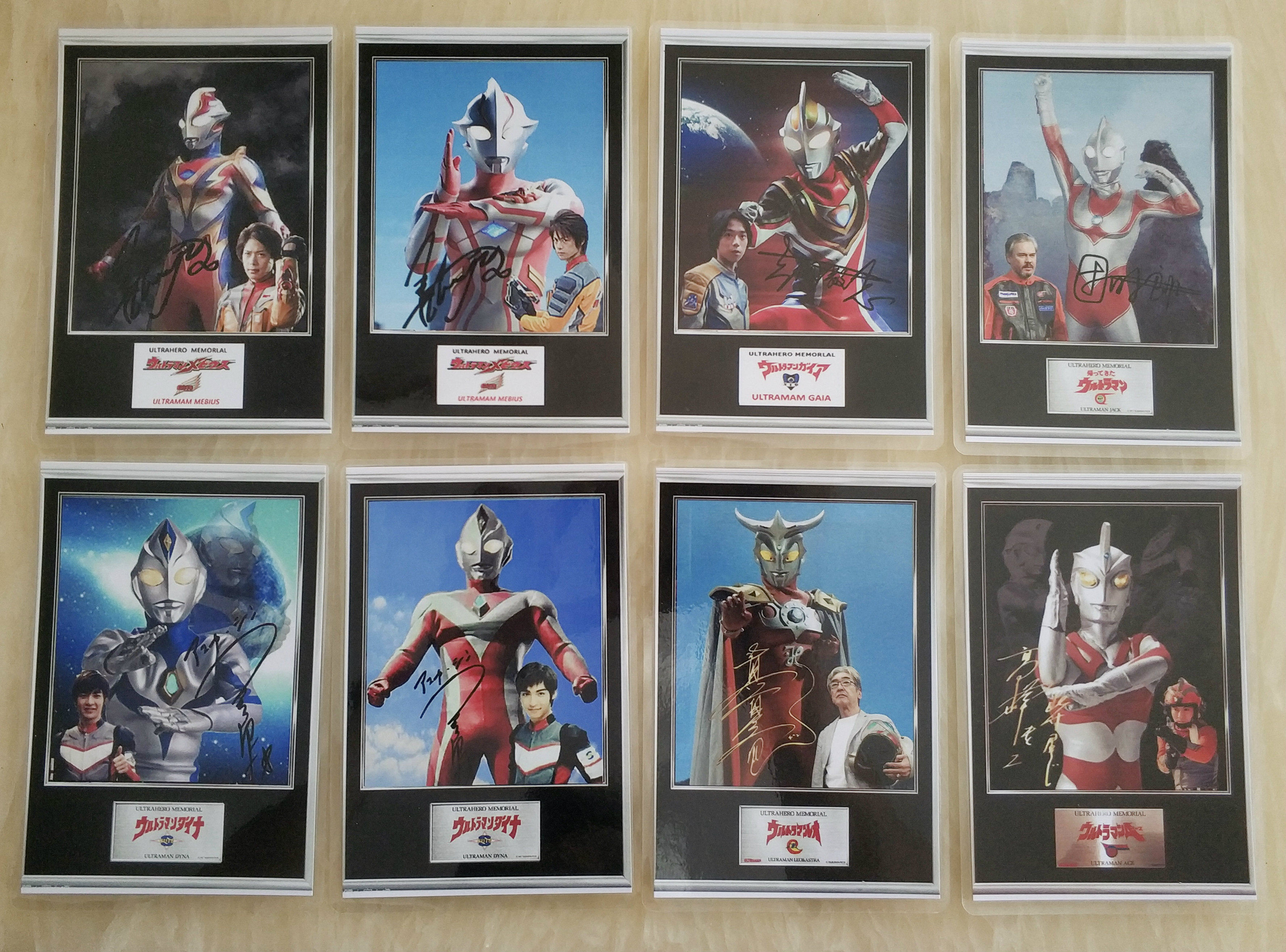 6寸奥特曼签名照第二弹 纪念签名照梦比优斯戴拿盖亚雷欧艾斯杰克