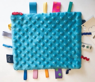 LaMillou拉米洛豆豆标签安抚巾婴儿口水巾可入口宝宝玩具安抚玩偶