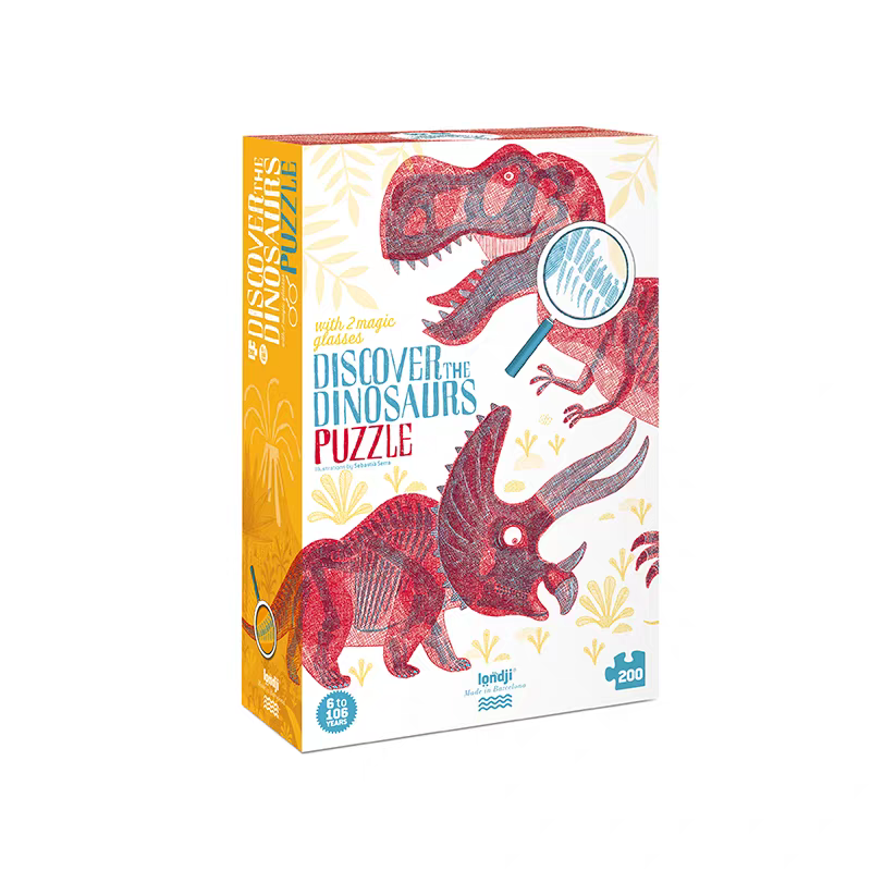 londji进口拼图探索恐龙儿童光学透视创意玩具益智科普6岁起男女,玩具/童车/益智/积木/模型,拼图/拼板,淘宝优惠券,粉丝福利购,淘宝优惠卷