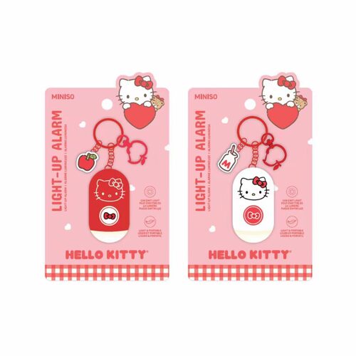 MINISO名创优品Hello Kitty系列钥匙扣挂件防身便携发光报警器