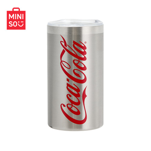 MINISO可口可乐陶瓷内胆吸管钢杯