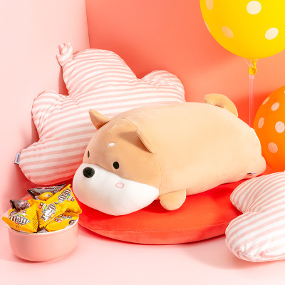 名创优品小狗玩偶狗狗柴犬抱枕