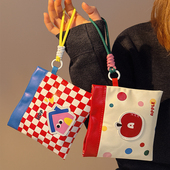 姨妈巾收纳包可爱月事包学生外出便携装 放卫生巾小包大容量收纳袋