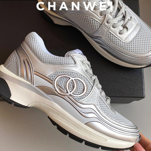 小香风银角大王老爹鞋网面厚底休闲运动鞋