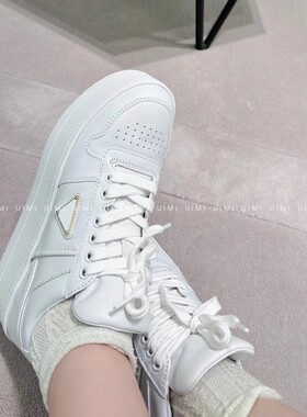 天花板！25ss新款 松糕底厚底三角休闲运动鞋 小白鞋板鞋