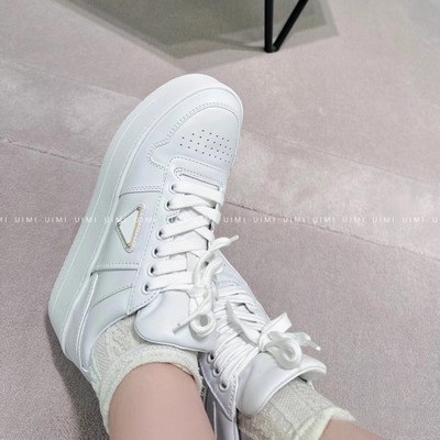 厚底三角休闲运动鞋小白鞋板鞋