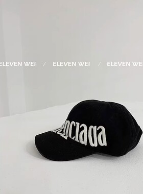 LOOG Aou巨好看！墙烈推荐2.11新品 / 刺绣字母鸭舌帽女棒球帽