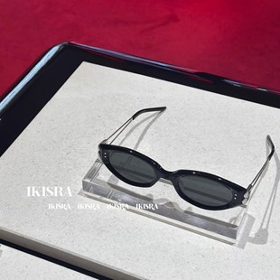 jennie同款 12出口dg级别版 新款 金属架椭圆猫眼墨镜 本 闭眼入