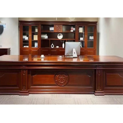 油漆中山总裁台科劲大班台办公桌