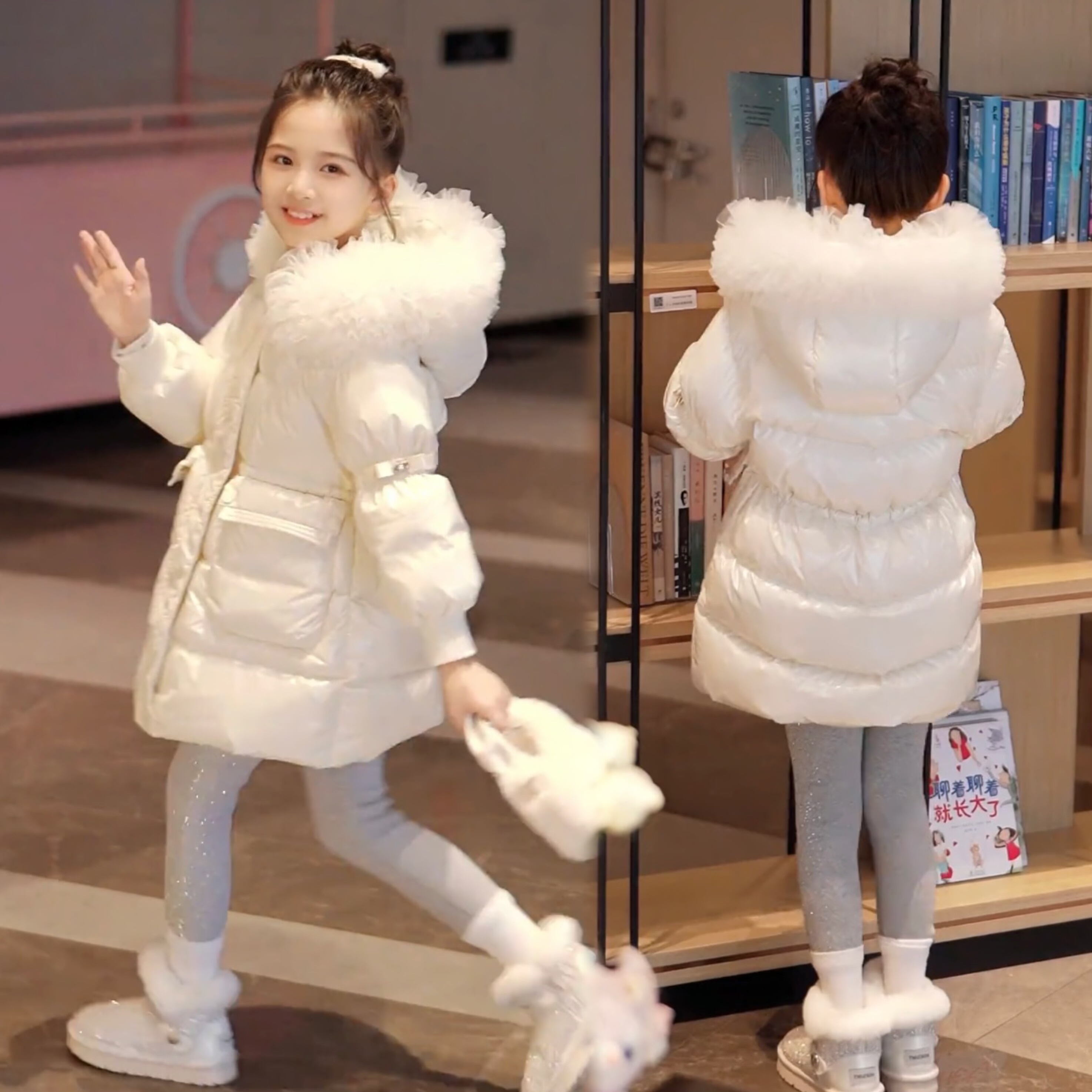女童羽绒服2025新款儿童冬季
