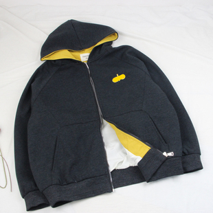 男女童休闲拉链衫 大童 春款 2553青少年带帽外套童装
