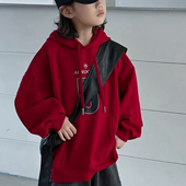 中大童 男女童套头衫 95126童家带帽卫衣童装 春款