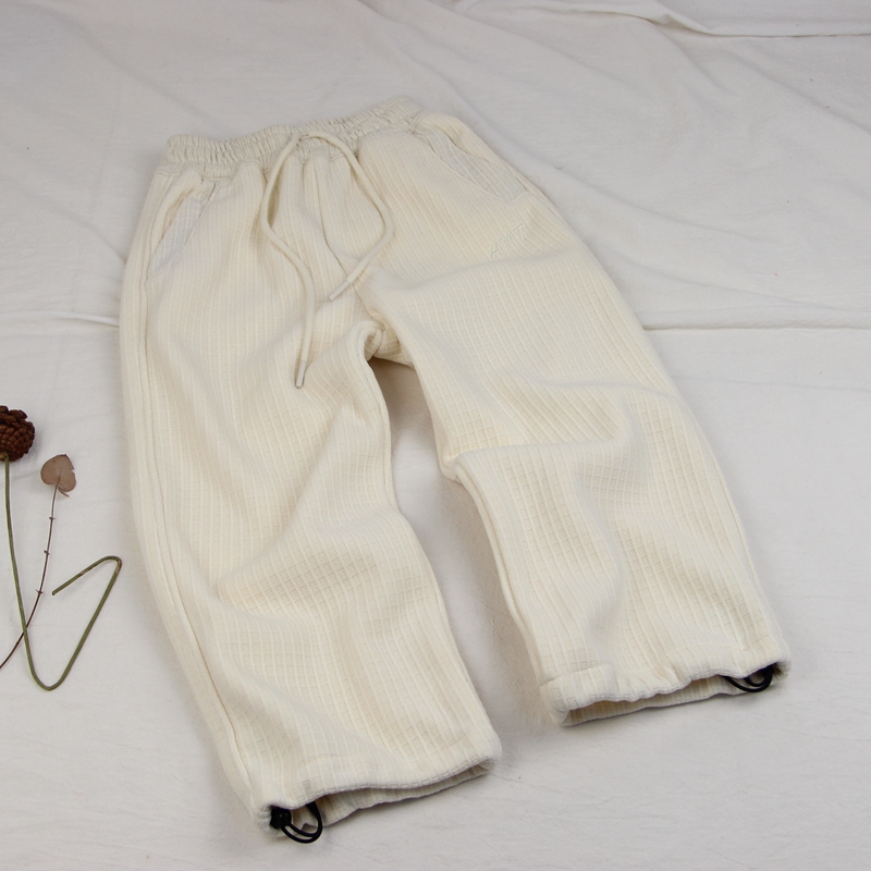 88961一体绒阔腿裤童装秋冬款女童加绒休闲裤长裤中大童