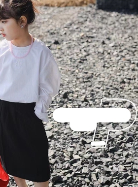 85651/85652木家T恤衫套装童装秋款女童半身裙2件套中童分开拍