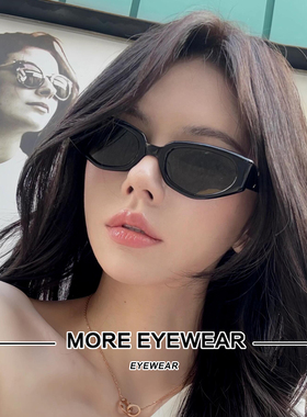 2025新品GM联名墨镜男女同款黑色复古猫眼个性高级感太阳镜MM205