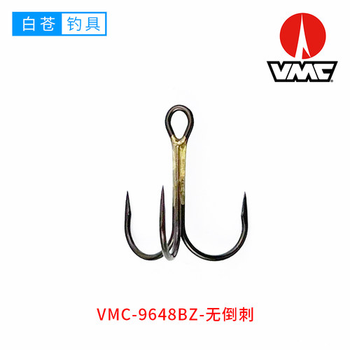 法国VMC无倒刺加强三本钩