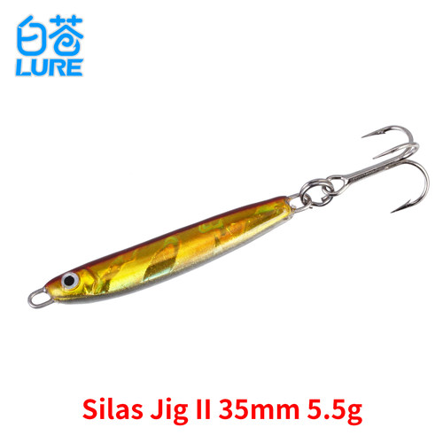 岸抛微物迷你小铁板Silas jig ll 5.5g金属铅鱼假饵军鱼翘嘴